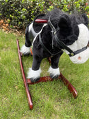 Children's Wooden Rocking Horse Toy Magic Cars 0