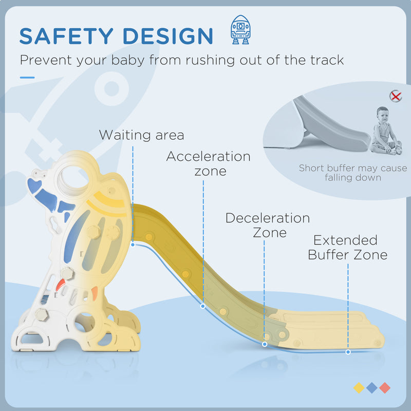 Small Indoor Toddler Slide for Ages 1.5-3 – Space-Themed Play Toy Magic Cars 3