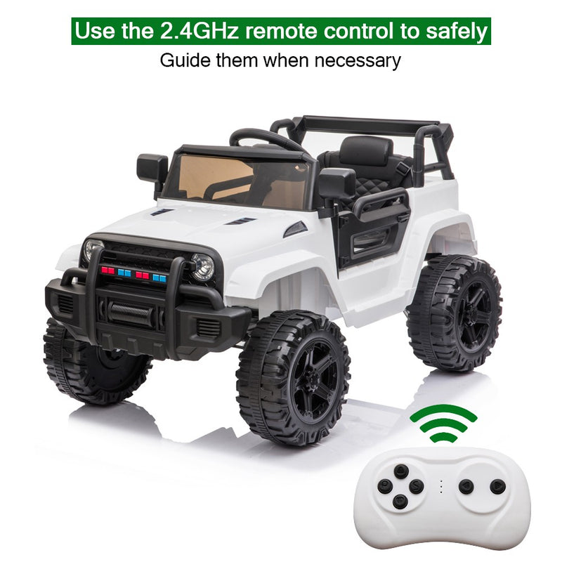 12V Electric Kids Jeep Ride-On Truck with Remote Control and Powerful Battery Magic Cars 4