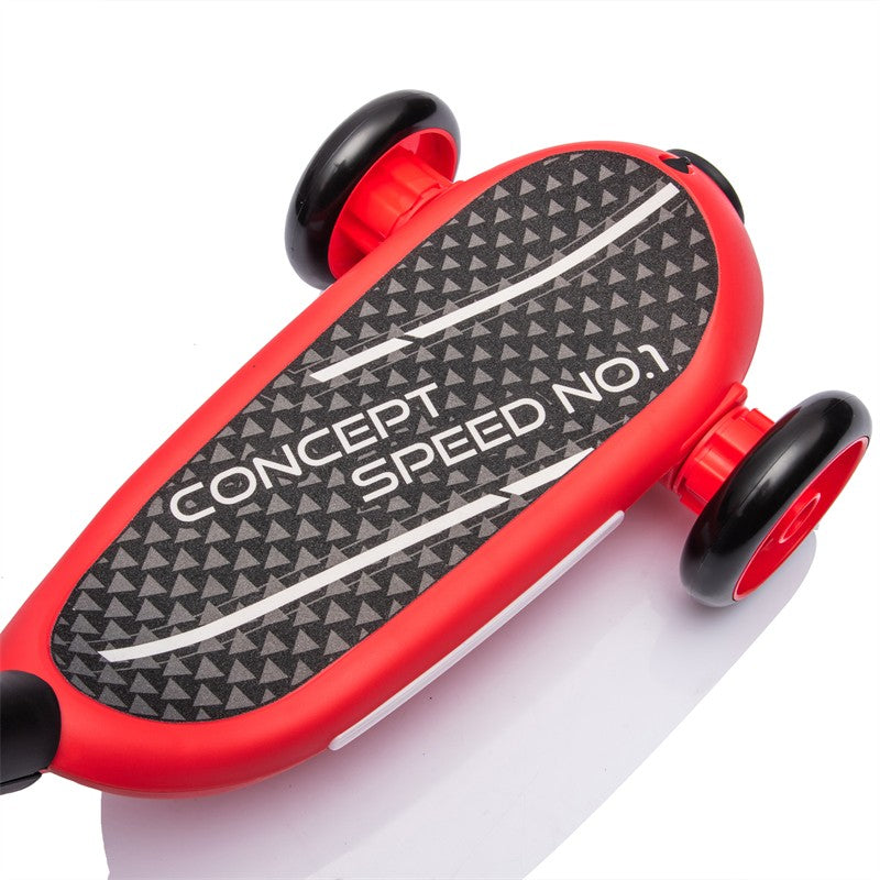 2-in-1 Kids 3-Wheel Electric Ride-On and Kick Scooter for Ages 3-6 Magic Cars 10