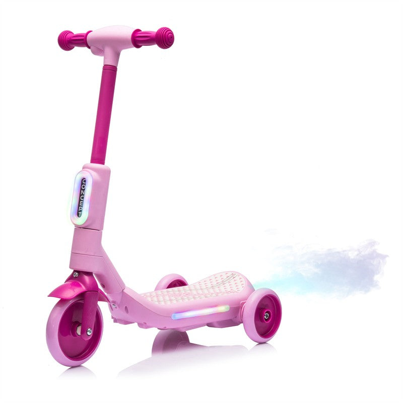 2-in-1 Kids 3-Wheel Electric Ride-On and Kick Scooter for Ages 3-6 Magic Cars 13