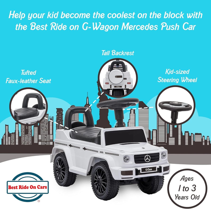 Luxury Kids Push G-Wagon Car with Music and Lights for Ages 1-3 Magic Cars 4
