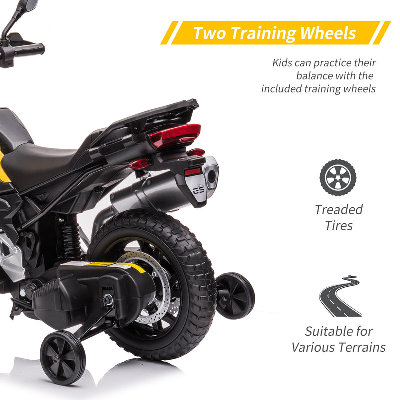 12V Ride-On Kids Motorcycle with 7Ah Battery and Training Wheels for Toddlers Magic Cars 22