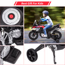 12V Ride-On Kids Motorcycle with 7Ah Battery and Training Wheels for Toddlers Magic Cars 7