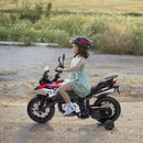 12V Ride-On Kids Motorcycle with 7Ah Battery and Training Wheels for Toddlers Magic Cars 8