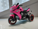 12V Pink Electric Ride-On Motorcycle for Kids Magic Cars 2