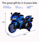 12V Electric Kids Motorcycle for Boys and Girls Ages 3-6 with Rechargeable Battery Magic Cars 22
