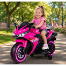 Electric Motorcycle for Children Ages 3-6 with Training Wheels Magic Cars 2