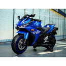 12V Kids Ride-On Motorcycle Toy with Hand Drive and Light-Up Wheels Magic Cars 7