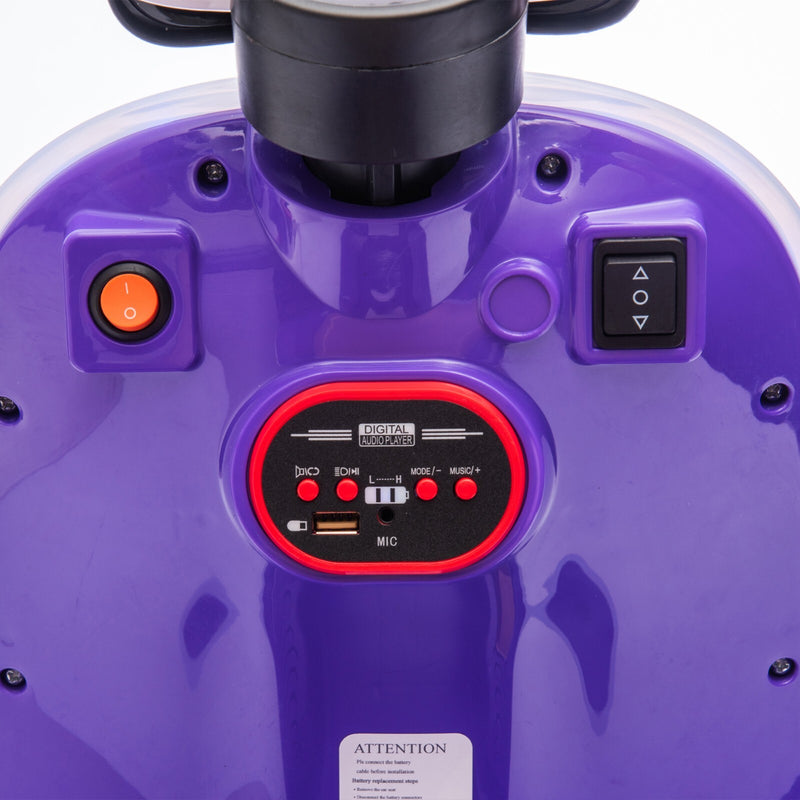 12V Electric 3-Wheel Ride-On Motorcycle with Large Storage for Kids Ages 3-6 Magic Cars 4