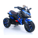 Kids 3-Wheel Battery-Powered Motorcycle with PU Seat and Training Wheels Magic Cars 5