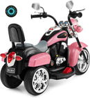 Kids 6V Battery-Powered Ride-On Chopper Motorcycle with Horn and Headlight Magic Cars 8