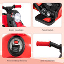 Kids 6V Electric Ride-On Motorcycle Car with Automatic Bubble Function and Foot Pedal Magic Cars 4