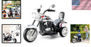 Battery-Powered Police Chopper Ride-On Motorcycle for Kids Magic Cars 1