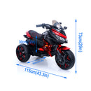 Battery-Powered Kids 3-Wheel Ride-On Motorcycle with Rechargeable Motorbike Magic Cars 1