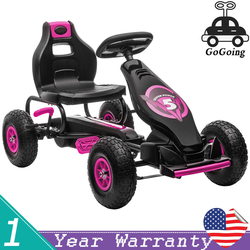 pedal go karts for 10 year olds Children’s Pedal Go Kart with Suspension and Hand Brake for Ages 5-12 Free Warranty 1 Year