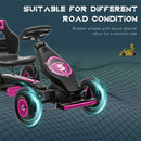 Kids Pedal Go Kart Ride-On with Suspension and Hand Brake, Ages 5-12 Magic Cars 4