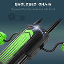 Kids Pedal Go-Kart Ride-On Toy with Durable Wear-Resistant Tread Green Magic Cars 2