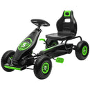 Kids Pedal Go-Kart Ride-On Toy with Durable Wear-Resistant Tread Green Magic Cars 9