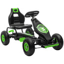 Kids Pedal Go-Kart Ride-On Toy with Durable Wear-Resistant Tread Green Magic Cars Variant 0