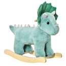 Deluxe Triceratops Shaped Ride-On Rocking Horse Toy with Realistic Design Magic Cars 0