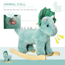 Deluxe Triceratops Shaped Ride-On Rocking Horse Toy with Realistic Design Magic Cars 3