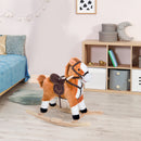Deluxe Brown Kids Rocking Horse Toy with Realistic Sounds Magic Cars 1