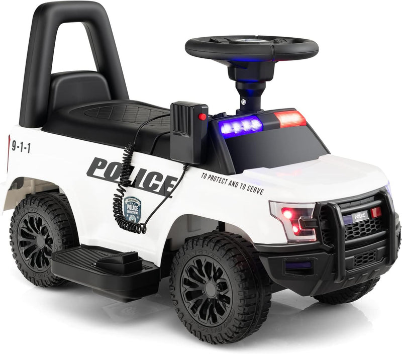 Kids Police Ride-On Car Toy with Lights, Sounds, Megaphone, and Music Magic Cars Variant 0