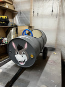 Kids Pull-Behind Barrel Trains and Custom Barrel Cars Ride-On Toys for ATV and Tractor Magic Cars 10