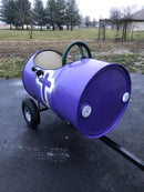 Kids Pull-Behind Barrel Trains and Custom Barrel Cars Ride-On Toys for ATV and Tractor Magic Cars 12
