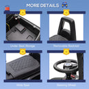 Kids Push Ride-On Police Car with Horn for Ages 18 Months to 5 Years, Black Magic Cars 7