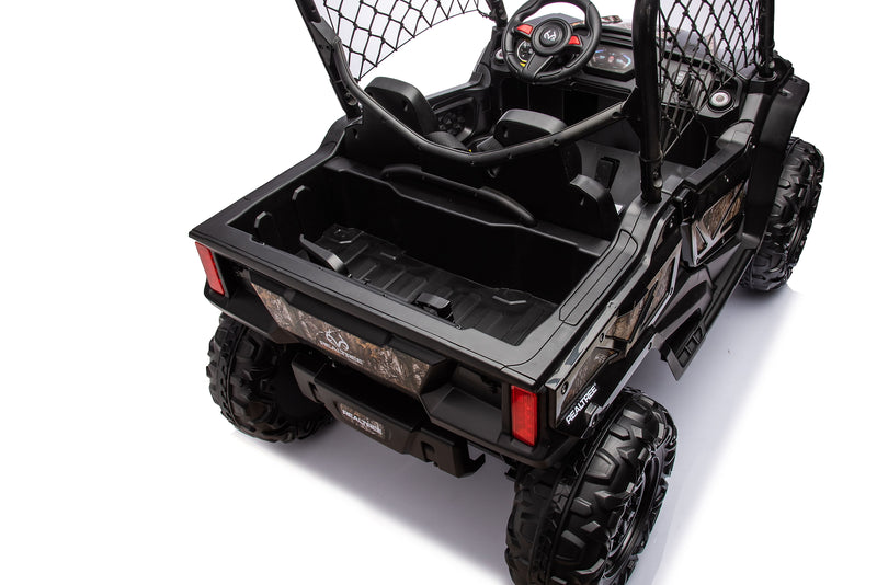 24V Battery-Powered Kids Realtree Camo UTV Ride-On Toy with Remote Control for Boys 3+ Magic Cars 6
