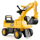 Kids Ride-On Excavator Toy with Rotatable Digging Bucket and Hidden Storage Magic Cars Variant 0