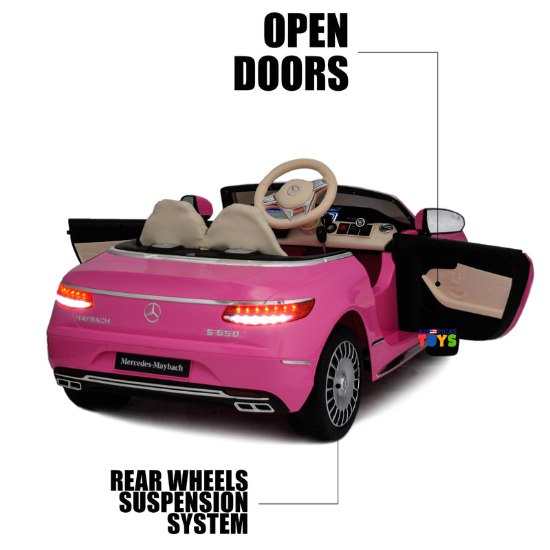 Kids Ride-On Car with MP4 Screen and Bluetooth Licensed Mercedes-Benz Maybach in Multiple Colors Magic Cars 11