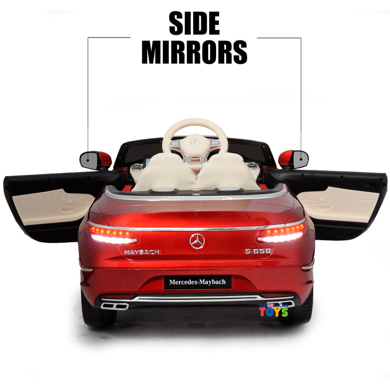 Kids Ride-On Car with MP4 Screen and Bluetooth Licensed Mercedes-Benz Maybach in Multiple Colors Magic Cars 4