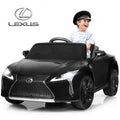 Kids Licensed Remote Control Electric Ride-On Lexus LC500 Vehicle Black Magic Cars Variant 0