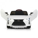 Kids Licensed Remote Control Electric Ride-On Car with Music, White Magic Cars 3