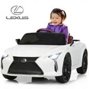 Kids Licensed Remote Control Electric Ride-On Car with Music, White Magic Cars Variant 0