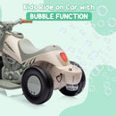 Battery-Powered Kids 3-Wheel Ride-On Motorcycle with LED Headlight and Bubble Function Magic Cars 18
