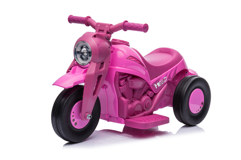 Battery-Powered Kids 3-Wheel Ride-On Motorcycle with LED Headlight and Bubble Function Magic Cars 1