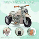 Battery-Powered Kids 3-Wheel Ride-On Motorcycle with LED Headlight and Bubble Function Magic Cars 20