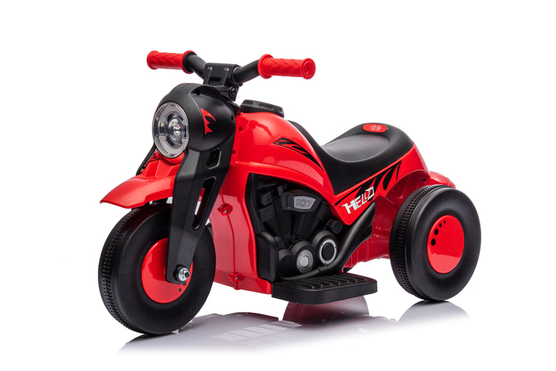 Battery-Powered Kids 3-Wheel Ride-On Motorcycle with LED Headlight and Bubble Function Magic Cars 2