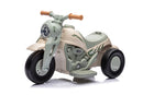 Battery-Powered Kids 3-Wheel Ride-On Motorcycle with LED Headlight and Bubble Function Magic Cars 3