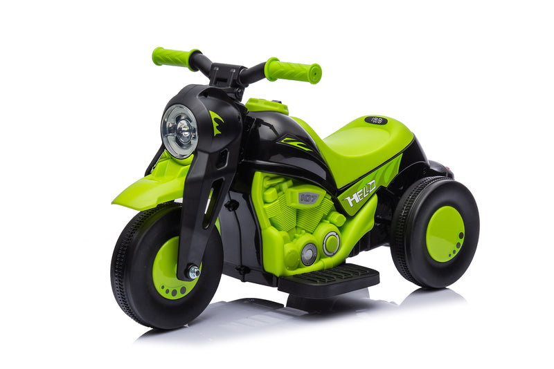 Battery-Powered Kids 3-Wheel Ride-On Motorcycle with LED Headlight and Bubble Function Magic Cars 4