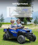 24V Dual Seat 4WD Electric Ride-On with Remote Control Magic Cars 4