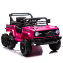 Kids 6-Wheel Electric Ride-On Truck with Remote Control, Power Display, and Searchlight Magic Cars 9