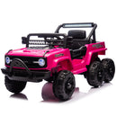 Kids 6-Wheel Electric Ride-On Truck with Remote Control, Power Display, and Searchlight Magic Cars Variant 0