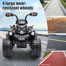 12V Electric Ride-On Kids ATV Quad Battery-Powered Truck Black for Ages 3-6 Years Magic Cars 1