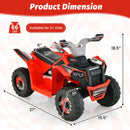 6V Battery-Powered Motorized Kids 4-Wheeler ATV Ride-On Quad Toy Car Magic Cars 1