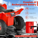 6V Battery-Powered Motorized Kids 4-Wheeler ATV Ride-On Quad Toy Car Magic Cars 6
